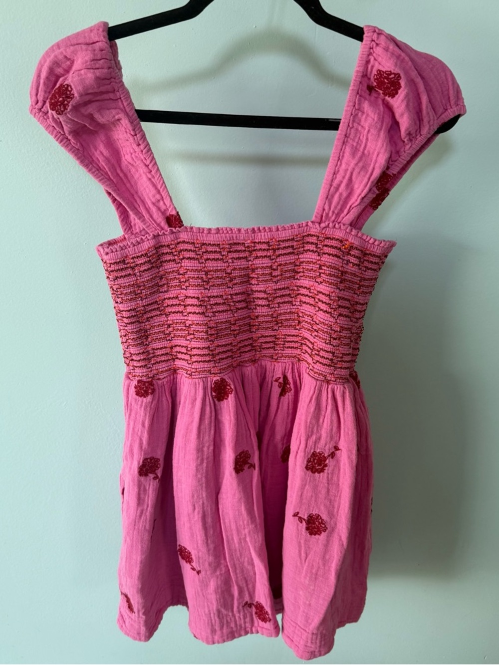 Free People Tory Embroidered Mini Dress Size Small - Picture 10 of 15
